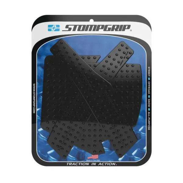 Stompgrip Tank Pad schwarz, Volcano, Streetbike Tank Kit - Tank Seiten, für Honda CRF300L / CRF300LRA Rally, 2021-2025 ab Bj. 2021 - 2024