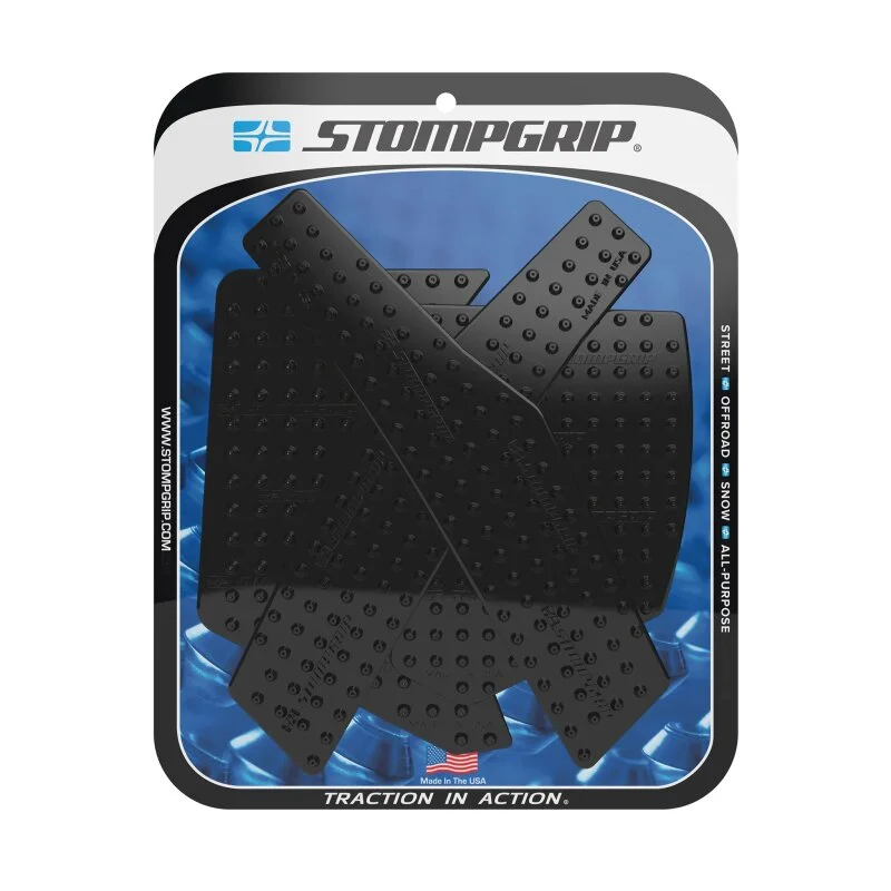 Stompgrip Tank Pad schwarz, Volcano, Streetbike Tank Kit - Tank Seiten, für Honda CRF300L / CRF300LRA Rally, 2021-2025 ab Bj. 2021 - 2024