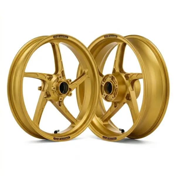 OZ Piega R Aluminium Satz in goldfarben matt für Ducati 749 / 999, alle Modelle ab Bj. 2002 -
