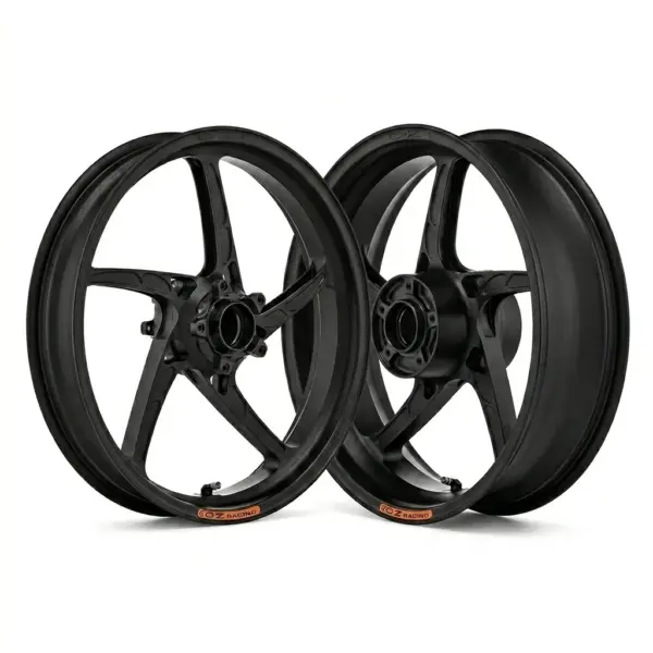 OZ Gass RS-A Aluminium Satz in schwarz matt für Aprilia RSV1000(R) (Factory), 2001-2009 und Tuono 1000 R, 2006-2011 ab Bj. 2001 - 2003