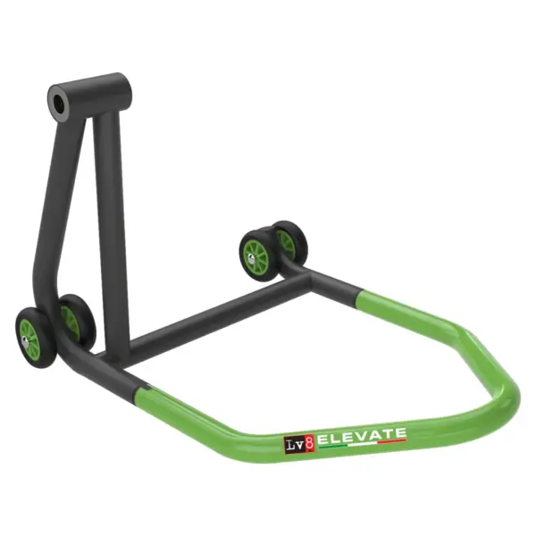LV8 ELEVATE Einarmiger linker Montageständer ohne Stift, Schwarz/Grün
