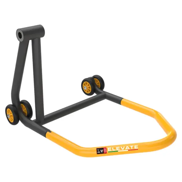 LV8 ELEVATE Einarmiger linker Montageständer ohne Stift, Schwarz/Gelb