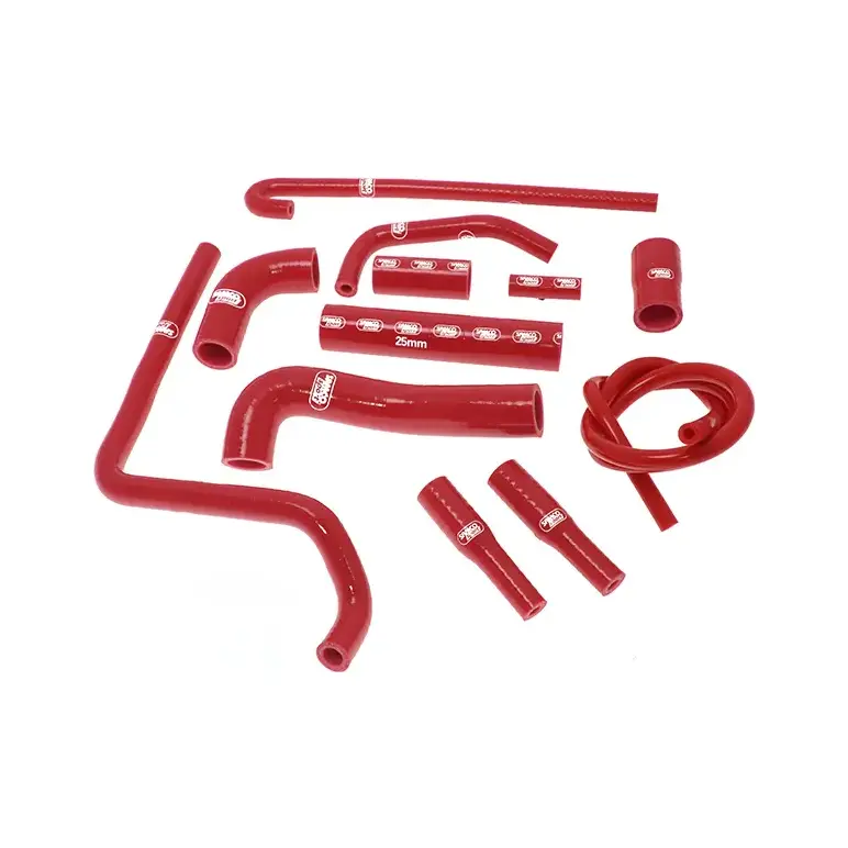 SAMCO SPORT Siliconschlauch Kit rot für MV Agusta F4 1000 Modelljahr 2001-2009