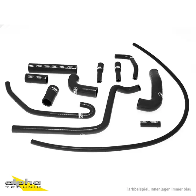 SAMCO SPORT Siliconschlauch Kit schwarz für MV Agusta Brutale 750 910 989R Modelljahr 2001-2012