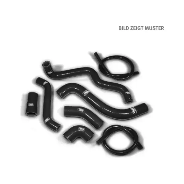 SAMCO SPORT Siliconschlauch Kit schwarz für Aprilia RSV1000 RSV1000 Tuono Modelljahr 1998-2005
