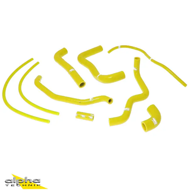 SAMCO SPORT Siliconschlauch Kit gelb für Aprilia RSV1000R Tuono 1000R Factory Modelljahr 2004-2010