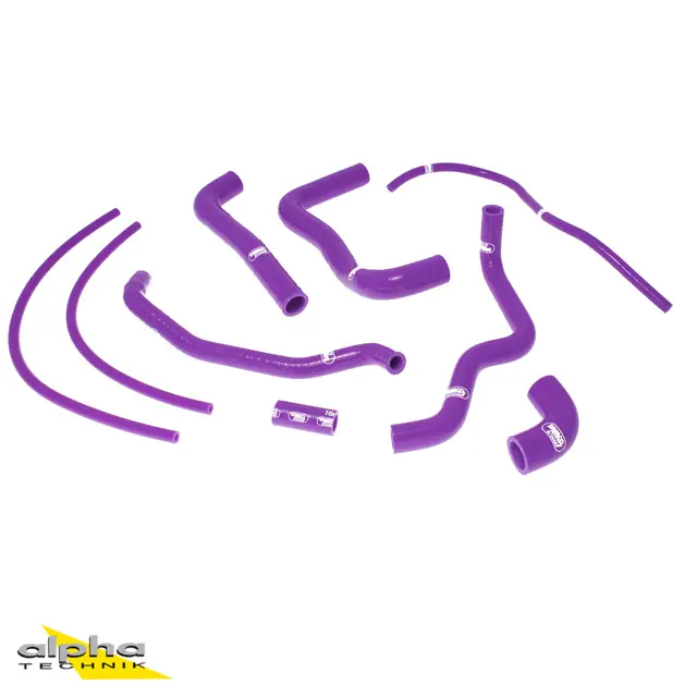 SAMCO SPORT Siliconschlauch Kit violett für Aprilia RSV1000R Tuono 1000R Factory Modelljahr 2004-2010
