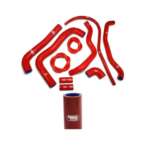 SAMCO SPORT Siliconschlauch Kit, 10-teilig, in viper red, für Aprilia RSV1000R / Tuono 1000R (Factory)