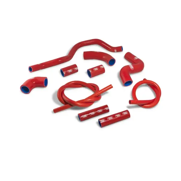 SAMCO SPORT Siliconschlauch Kit rot für Aprilia RSV4 (R / RF / RR / Factory), 2009-2025