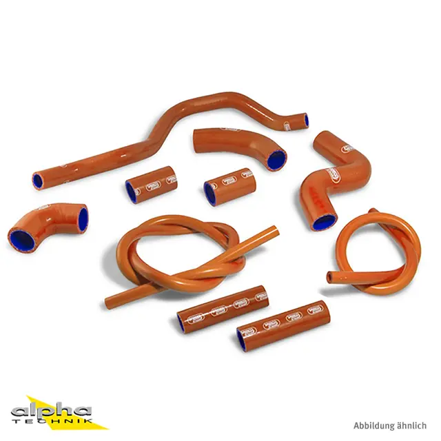 SAMCO SPORT Siliconschlauch Kit orange für Aprilia RSV4 (R / RF / RR / Factory), 2009-2025