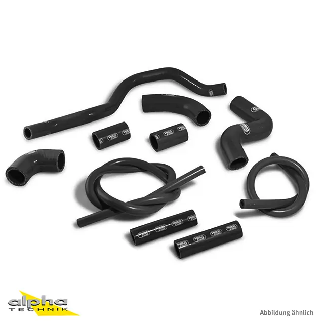 SAMCO SPORT Siliconschlauch Kit schwarz für Aprilia RSV4 (R / RF / RR / Factory), 2009-2025