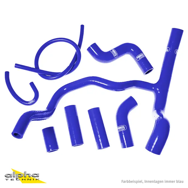 SAMCO SPORT Siliconschlauch Kit blau für Aprilia Tuono V4 (R / RR / Factory), 2011-2025
