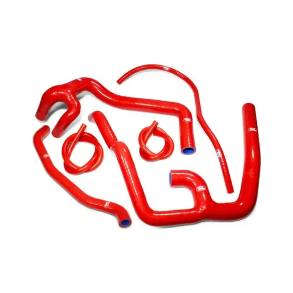 SAMCO SPORT Siliconschlauch Kit Thermostat Bypass rot für Aprilia RSV1000R Modelljahr 2004-2009