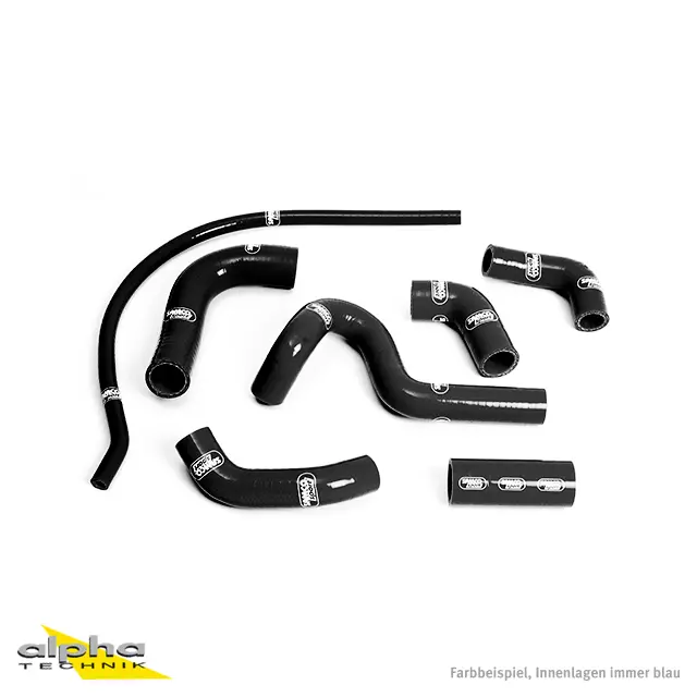 SAMCO SPORT Siliconschlauch Kit schwarz für Ducati 749R 999R S Modelljahr 2004-2007
