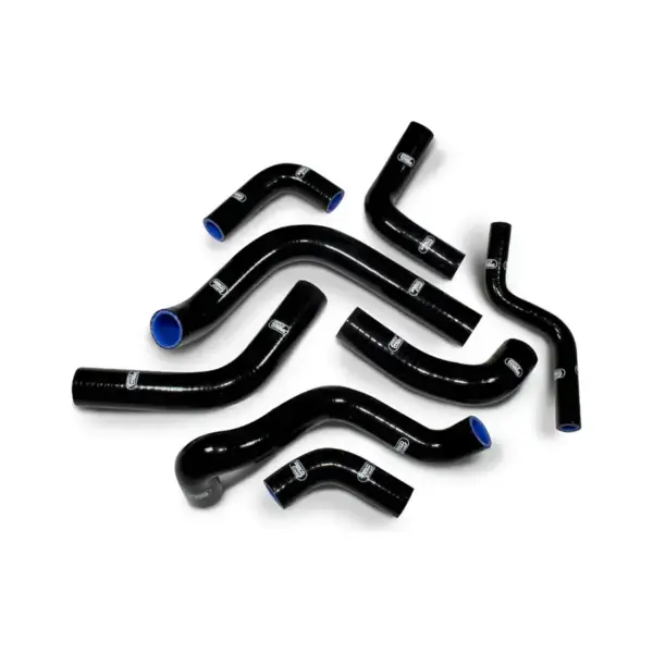 SAMCO SPORT Siliconschlauch Kit schwarz für Duacti 996R Testastretta 998R Testastretta Modelljahr 2001-2002