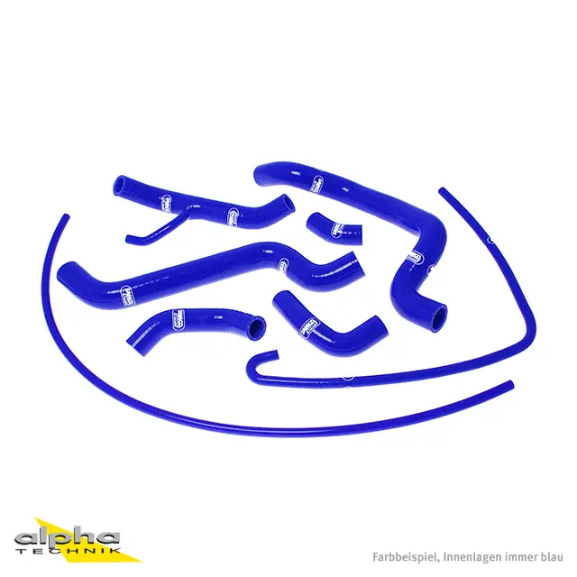 SAMCO SPORT Siliconschlauch Kit blau für Ducati 848 1098 R S 1198 R S Modelljahr 2007-2014