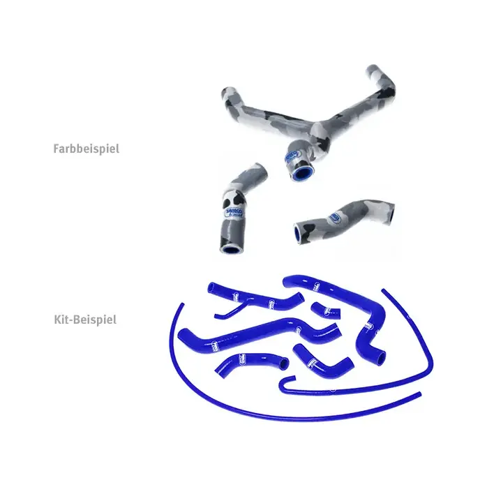 SAMCO SPORT Siliconschlauch Kit urban camouflage für Ducati 848 1098 R S 1198 R S Modelljahr 2007-2014