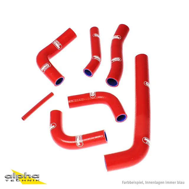 SAMCO SPORT Siliconschlauch Kit rot für Ducati ST3S Modelljahr 2004-2007