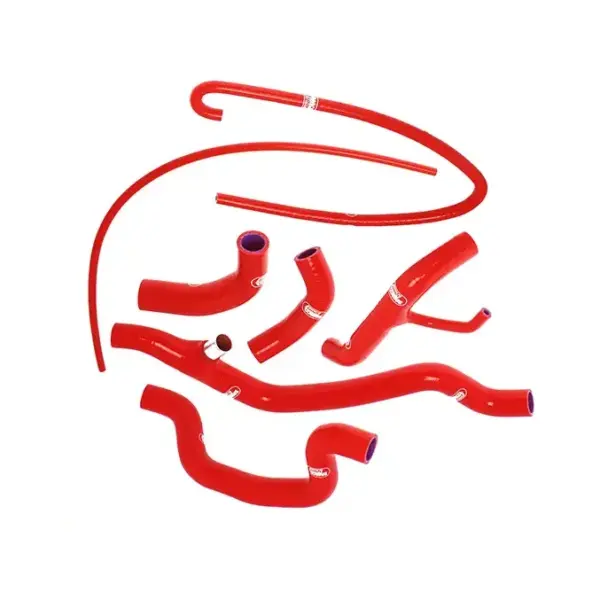 SAMCO SPORT Siliconschlauch Kit Race Thermo Bypass Kit rot für Ducati 1098 1198 Modelljahr 2009-2011