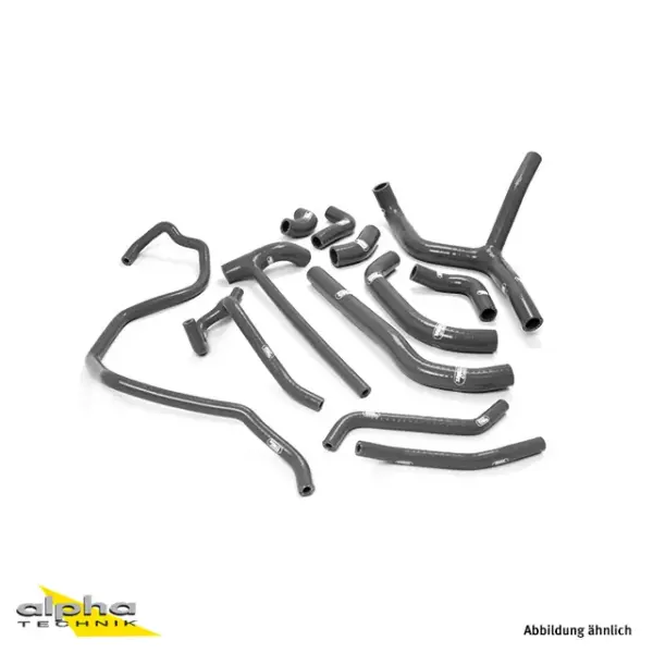 SAMCO SPORT Siliconschlauch Kit 1 schwarz für Ducati Diavel 1200 Modelljahr 2011-2018