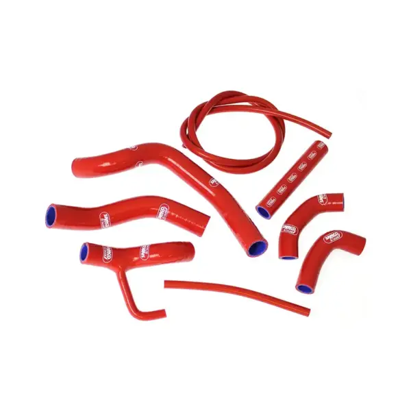 SAMCO SPORT Siliconschlauch Kit rot für Ducati Multistrada 1200 S Pikes Peak Touring Granturismo Modelljahr 2010-2014