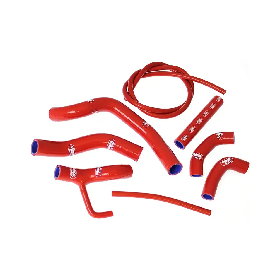 SAMCO SPORT Siliconschlauch Kit rot für Ducati Multistrada 1200 S Pikes Peak Touring Granturismo Modelljahr 2010-2014