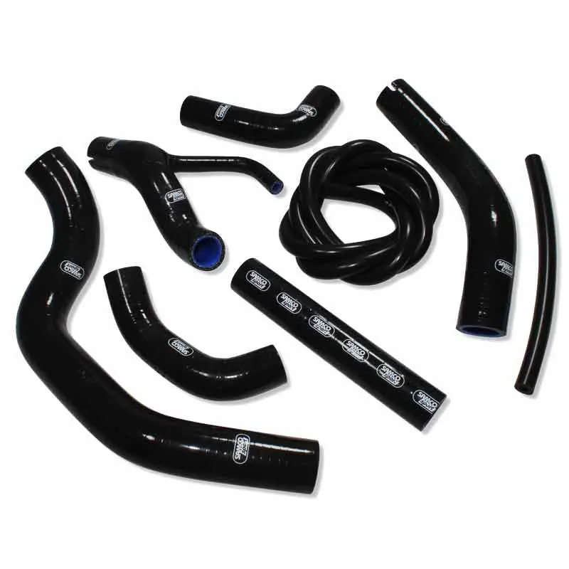 SAMCO SPORT Siliconschlauch Kit schwarz für Ducati Multistrada 1200 S Pikes Peak Touring Granturismo Modelljahr 2010-2014