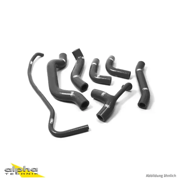 SAMCO SPORT Siliconschlauch Kit schwarz für Ducati Monster 821S EURO 3 Monster 1200S R EURO 3 Modelljahr 2014-2016