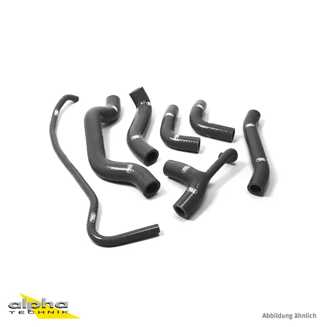SAMCO SPORT Siliconschlauch Kit schwarz für Ducati Monster 821S EURO 3 Monster 1200S R EURO 3 Modelljahr 2014-2016