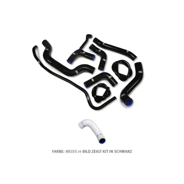 SAMCO SPORT Siliconschlauch Kit weiß für Ducati Monster 821S EURO 3 Monster 1200S R EURO 3 Modelljahr 2014-2016