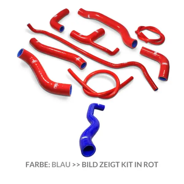SAMCO SPORT Siliconschlauch Kit blau für Ducati Monster 821 EURO 4 Monster 1200S R EURO 4 Modelljahr 2017-2020