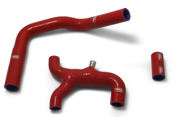 SAMCO SPORT Siliconschlauch Kit Thermostat Bypass rot für Ducati Panigale V4, 2018-2024