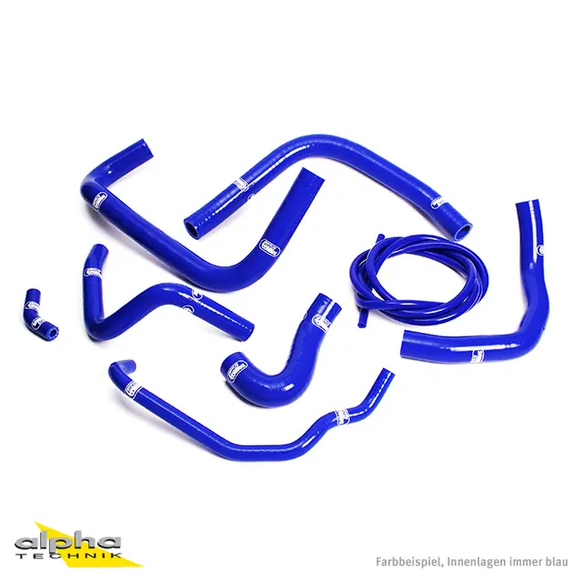 SAMCO SPORT Siliconschlauch Kit blau für Honda CBR900RR Modelljahr 1996-1997