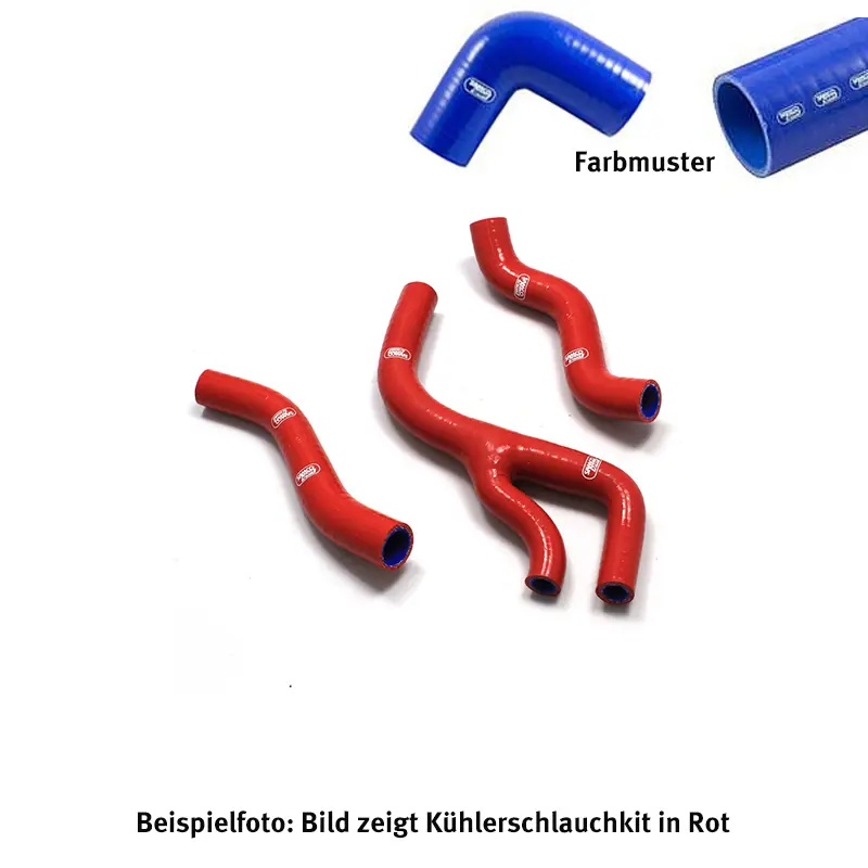 SAMCO SPORT Siliconschlauch Kit blau für Honda CR125R Modelljahr 1998-1999