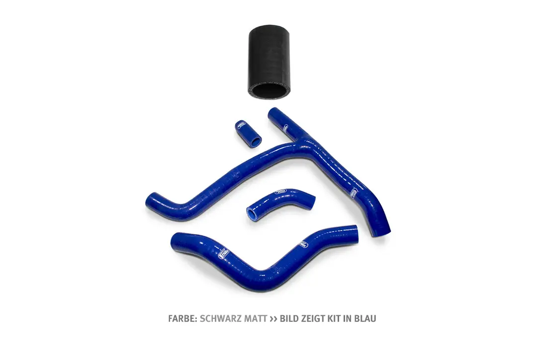 SAMCO SPORT Siliconschlauch Kit Factory Re-Routing classic schwarz matt für Honda CRF250RX Modelljahr 2019-2021