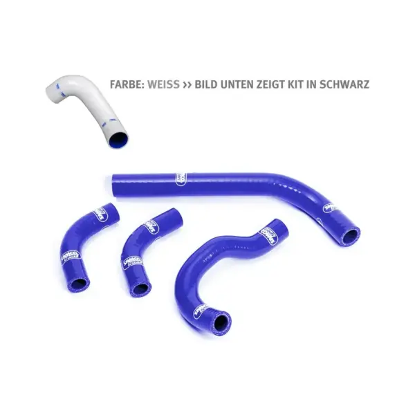 SAMCO SPORT Siliconschlauch Kit weiß für Honda CRF250R CRF250X Modelljahr 2003-2019