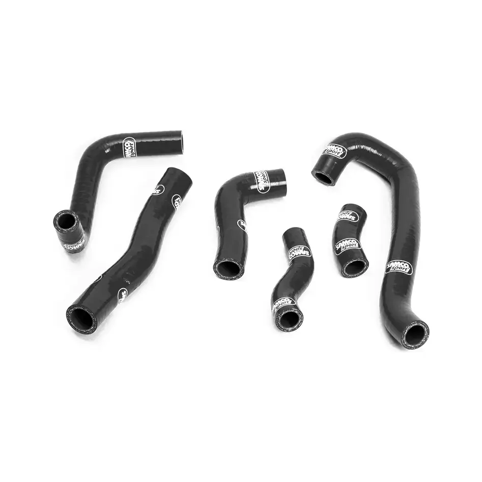 SAMCO SPORT Siliconschlauch Kit schwarz für Honda NSR250 Modelljahr 1990-1999