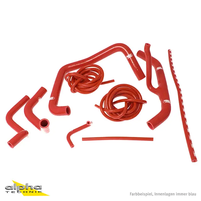 SAMCO SPORT Siliconschlauch Kit rot für Honda CBR900RR Modelljahr 2002-2003