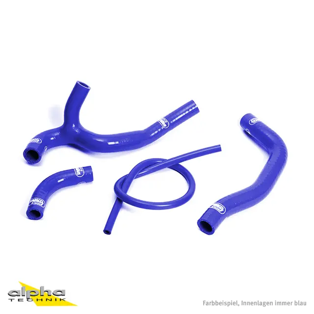 SAMCO SPORT Siliconschlauch Kit blau für Honda CRF450R Modelljahr 2005-2008