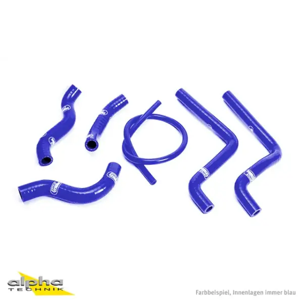 SAMCO SPORT Siliconschlauch Kit blau für Honda CR125R Modelljahr 2001-2002