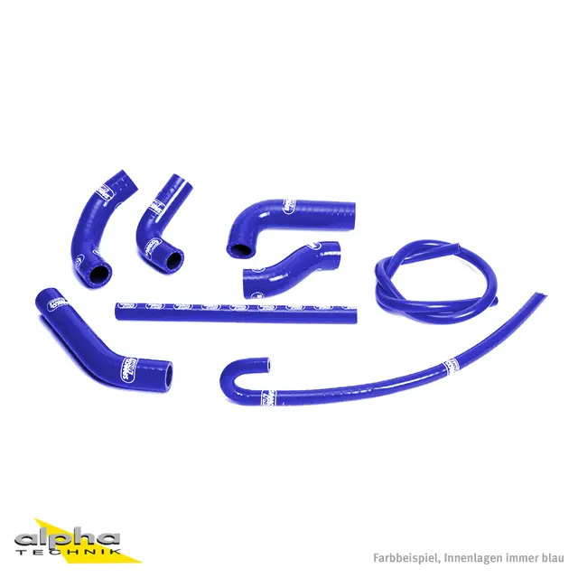 SAMCO SPORT Siliconschlauch Kit blau für Honda XR650R Modelljahr 2000-2010
