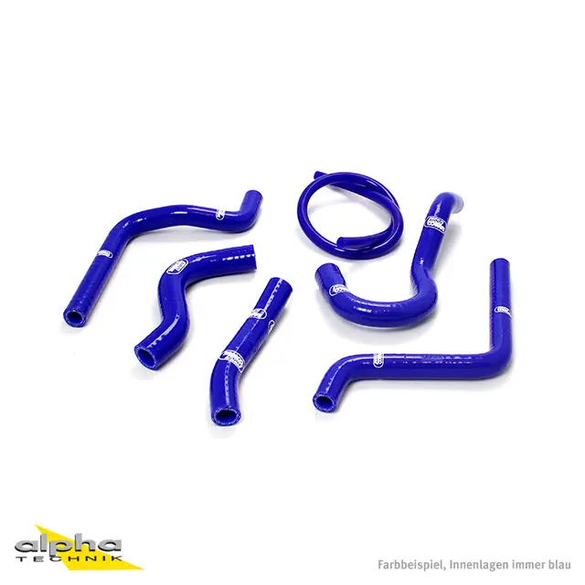 SAMCO SPORT Siliconschlauch Kit blau für Honda CR125R Modelljahr 2003-2004