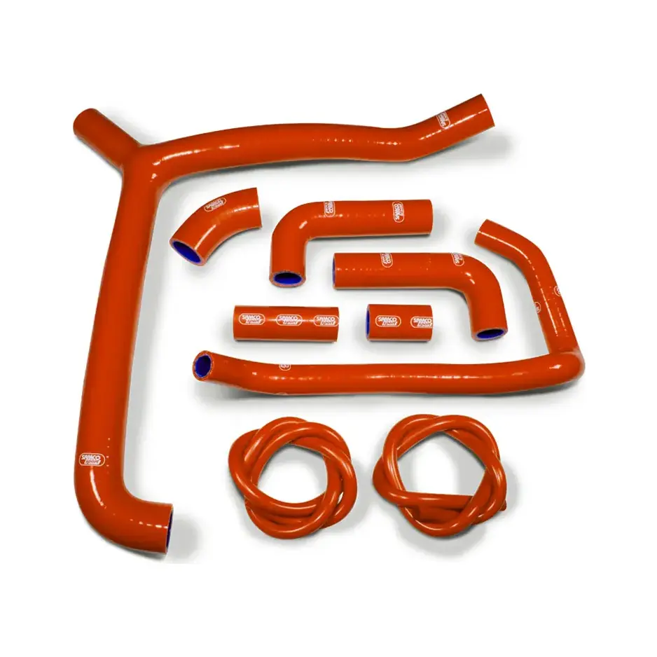 SAMCO SPORT Siliconschlauch Kit orange für Honda VTR1000SP1 VTR1000SP2 Modelljahr 2000-2006