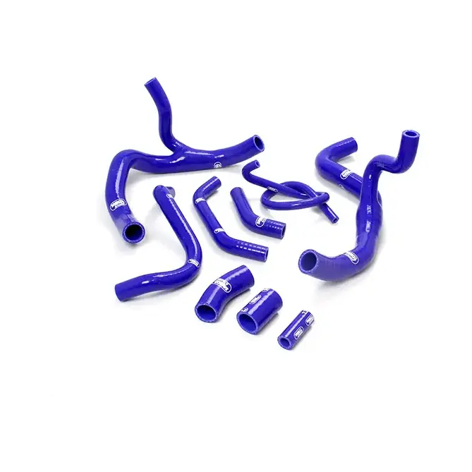 SAMCO SPORT Siliconschlauch Kit nur für HRC-Kühler blau für Honda CBR1000RR Modelljahr 2008-2011