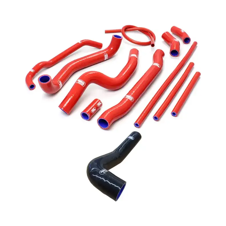 SAMCO SPORT Siliconschlauch Kit schwarz für Honda VTR1000F Modelljahr 1997-2006