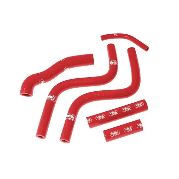 SAMCO SPORT Siliconschlauch Kit rot für Honda CR250R Modelljahr 1988-1991