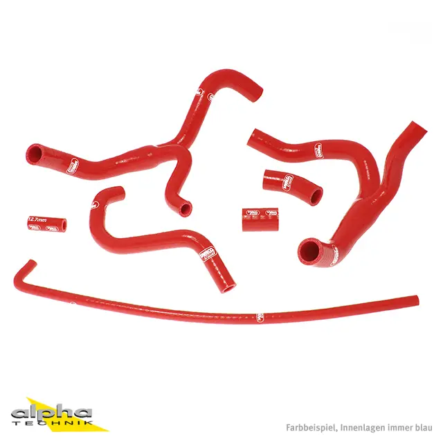 SAMCO SPORT Siliconschlauch Kit rot für Honda CBR1000RR Modelljahr 2008-2011