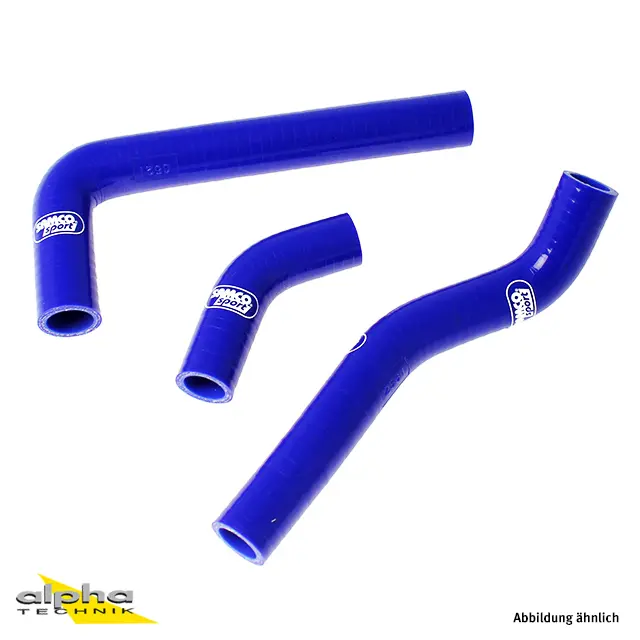 SAMCO SPORT Siliconschlauch Kit nur für HRC-Kühler blau für Honda RS250 Modelljahr 1993-2000