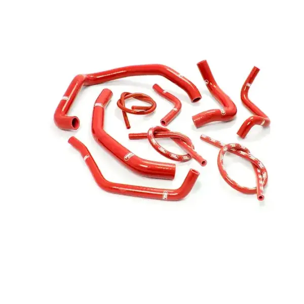 SAMCO SPORT Siliconschlauch Kit 9 teilig rot für Honda CBR600F Sport Modelljahr 1999-2002