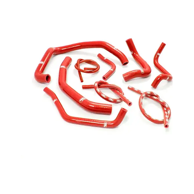SAMCO SPORT Siliconschlauch Kit 9 teilig rot für Honda CBR600F Sport Modelljahr 1999-2002